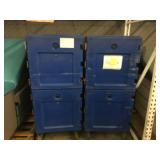 2 PLASTIC WARMING CARTS