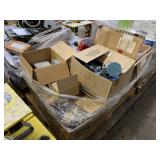 PALLET WITH PUMPS, VALVES & VENT COVERS