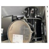 (1) PARTIAL LUDWIG ROCKER DRUM SET