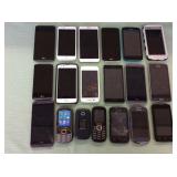 1  BAG WITH CELL PHONES