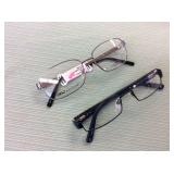 1 BAG WITH DESIGNERS READING GLASSES