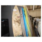 2 SURF BOARDS T-PATTERSON & FOAM SURFBOARDS