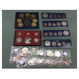 1 BAG WITH MISC. COLLECTABLE COINS