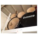 BLACK LUDWIG DRUM SET