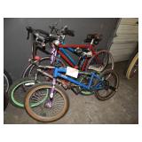 2 BMX BIKES & 2 MOUNTAIN BIKES