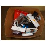 1 BOX OF TABLET/PHONE ACCESSORIES & 3D GLASSES