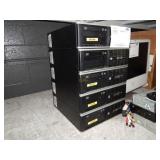 1 STACK OF 5 DELL OPTIPLEX COMPUTER TOWERS (MISSIN