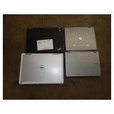4 LAPTOP COMPUTERS