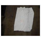 1 BOX OF WHITE COVERALLS