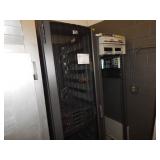 2 SERVER RACK CABINETS  INSIDE CONTENT INCLUDED.