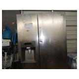 LG STAINLESS STEEL REFRIGERATOR/AND FREEZER