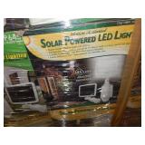 1 PALLET OF SOLAR POWERED LED LIGHTS