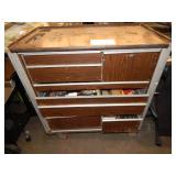1 WORK CABINET W/ INSIDE CONTENT