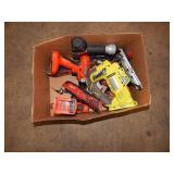 1 BOX OF POWER TOOLS
