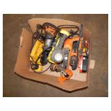 1 BOX OF POWER TOOLS