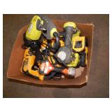 1 BOX OF POWER TOOLS