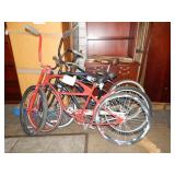 3 BEACH CRUISER BIKES