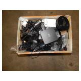 TOTE OF DROID BOXES, REMOTES & POWER SOURCES