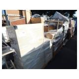 1 ROW OF FILING CABINETS & MISC. FURNITURE
