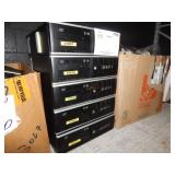 1 STACK OF 5 HP COMPAQ COMPUTER TOWERS (MISSING PA