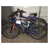 4 MOUNTAIN BIKES