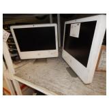 2 MAC ALL-IN-ONE COMPUTERS
