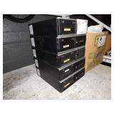 1 STACK OF 5 HP COMPAQ COMPUTER TOWERS (MISSING PA