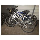 1 BMX & 3 MOUNTAIN BIKES