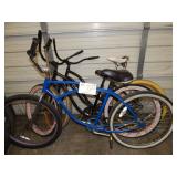 3 BEACH CRUISER BIKES