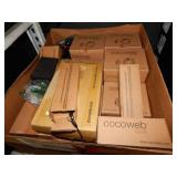 1 BOX OF COCOWEB COMBINATION & KEY LOCKS