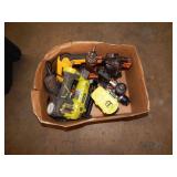 1 BOX OF POWER TOOLS
