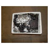 1 TOTE OF DROID BOXES, OUTPUT & POWER CABLES