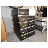 1 STACK OF 5 HP COMPAQ COMPUTER TOWERS