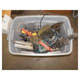 1 TOTE OF POWER TOOLS