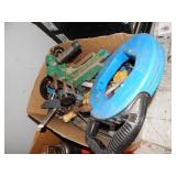 1 BOX OF MISC. CONSTRUCTION & HAND TOOLS