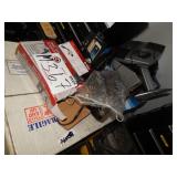 BATHROOM SINK BOWL & LOT OF CONSTRUCTION TOOLS  BI