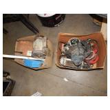 2 BOXES OF POWER TOOLS GRINDERS, SANDERS & MORE