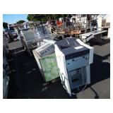 1 ROW OF CLASSROOM DESKS & 1 PRINTING STATION