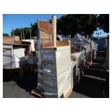 1 ROW OF FILING CABINETS & MISC. FURNITURE