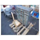 STEELMASTER 30 DRAWER CABINET & WOOD TAMPER