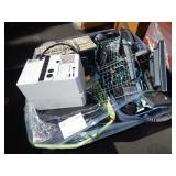 1 LOT OF ELECTRONIC OFFICE SUPPLIES KEYBOARDS, POW