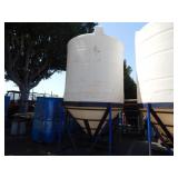 CLOSED TOP CONE BOTTOM  LIQUID STORAGE CONTAINER