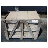 BOX OF FLOORING TILES.