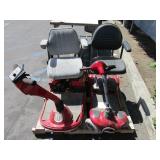 TWO ELECTRIC WHEELS CHAIRS. PACESAVER PLUS III/  I