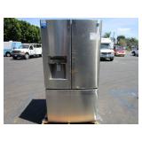 USED KENMORE ELITE REFRIGERATOR.   MISSING DOOR HA