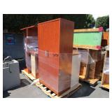 2 PALLETS OF OFFICE FURNITURE. (2) OFFICE DESK, (2