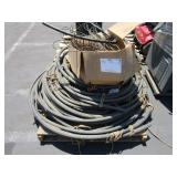 PALLET OF STRIPPED COPPER WIRE & A ROLL OF COPPER