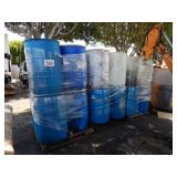 3 PALLETS OF 55 GAL DRUMS