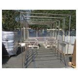 6 CLOTHES HANGER STANDS.