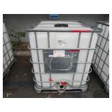 TOTE TANK APPROXIMATELY 1,000 GAL,  WAY FORKLIFT E